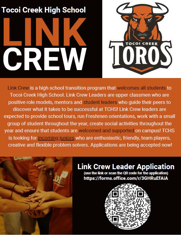 TCHS Link Crew Flyer